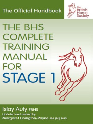 cover image of BHS COMPLETE TRAINING MANUAL FOR STAGE 1